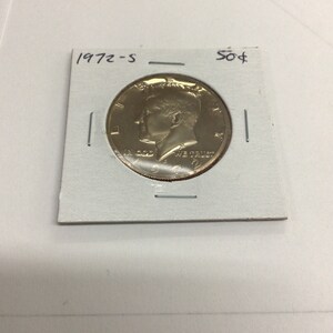 1972-S Kennedy Half Dollar coin no. 13836