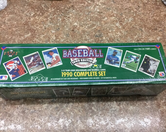 1990 Upper Deck Baseball Complete Set Unopened Etsy