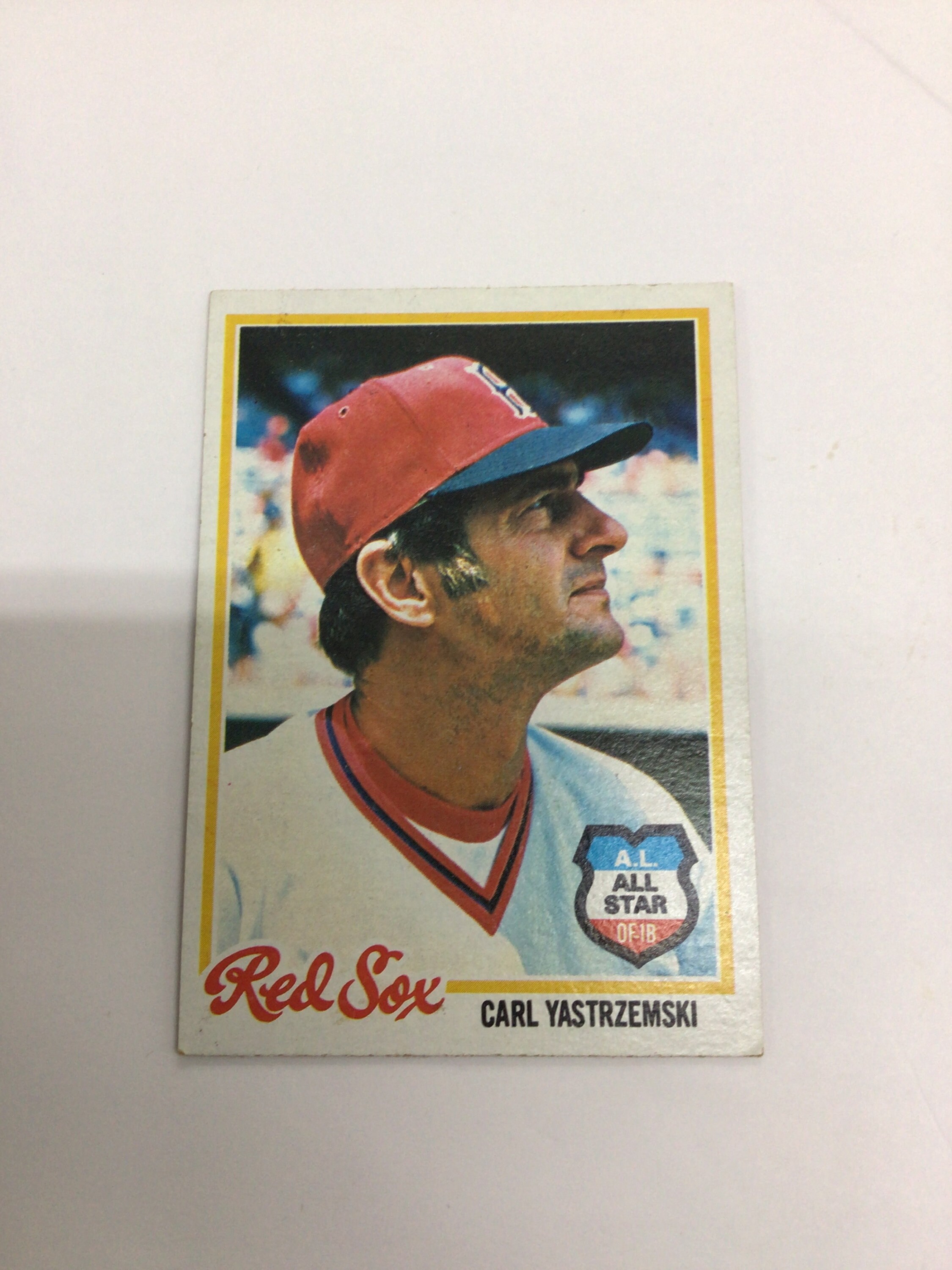 Original Vintage 1978 Topps Baseball Carl Yastrzemski, Card No. 40