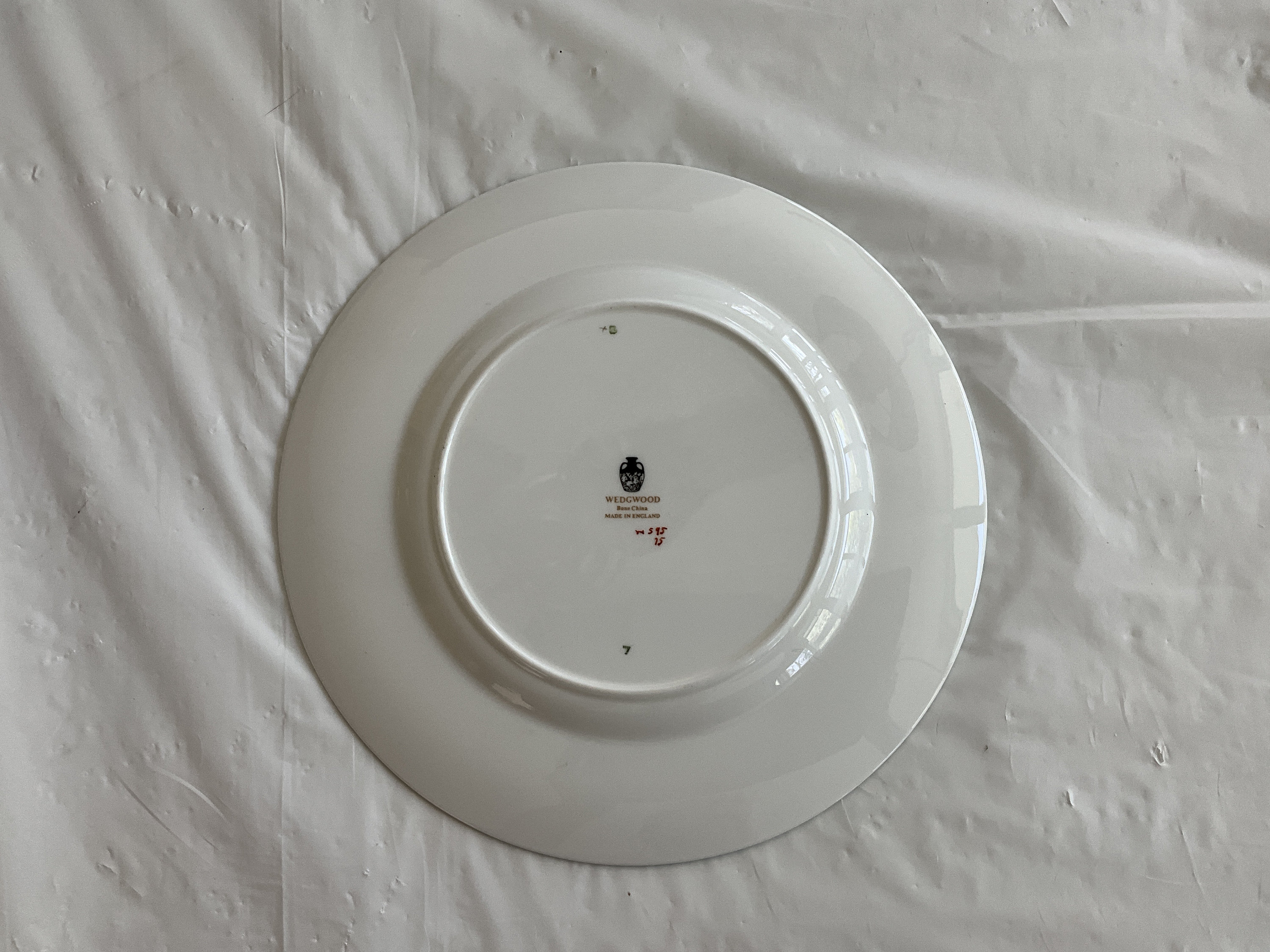 Discontinued Wedgwood Bone China Pattern ('24-'97) Columbia White
