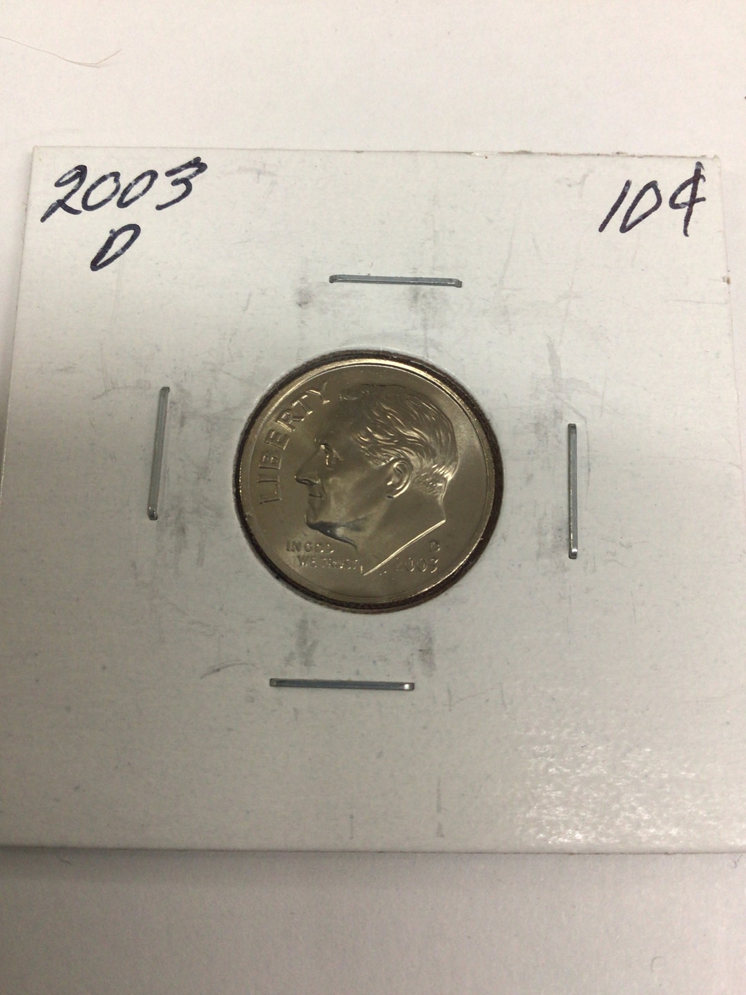 2003-D Roosevelt Dime Coin, Coin No. 14520, in Protective 2x2 - Etsy
