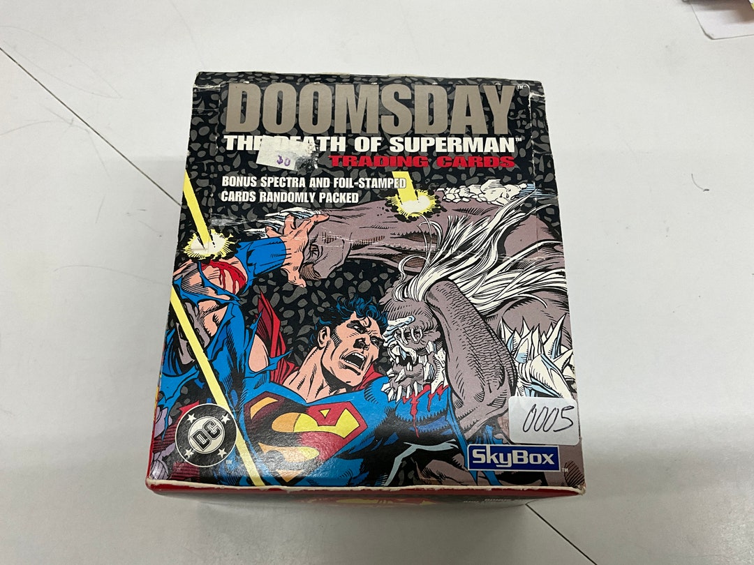 1992 Skybox DC Superman Doomsday the Death of Superman Trading - Etsy