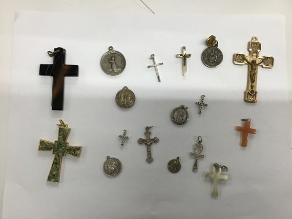 Vintage crosses and metals - image 1