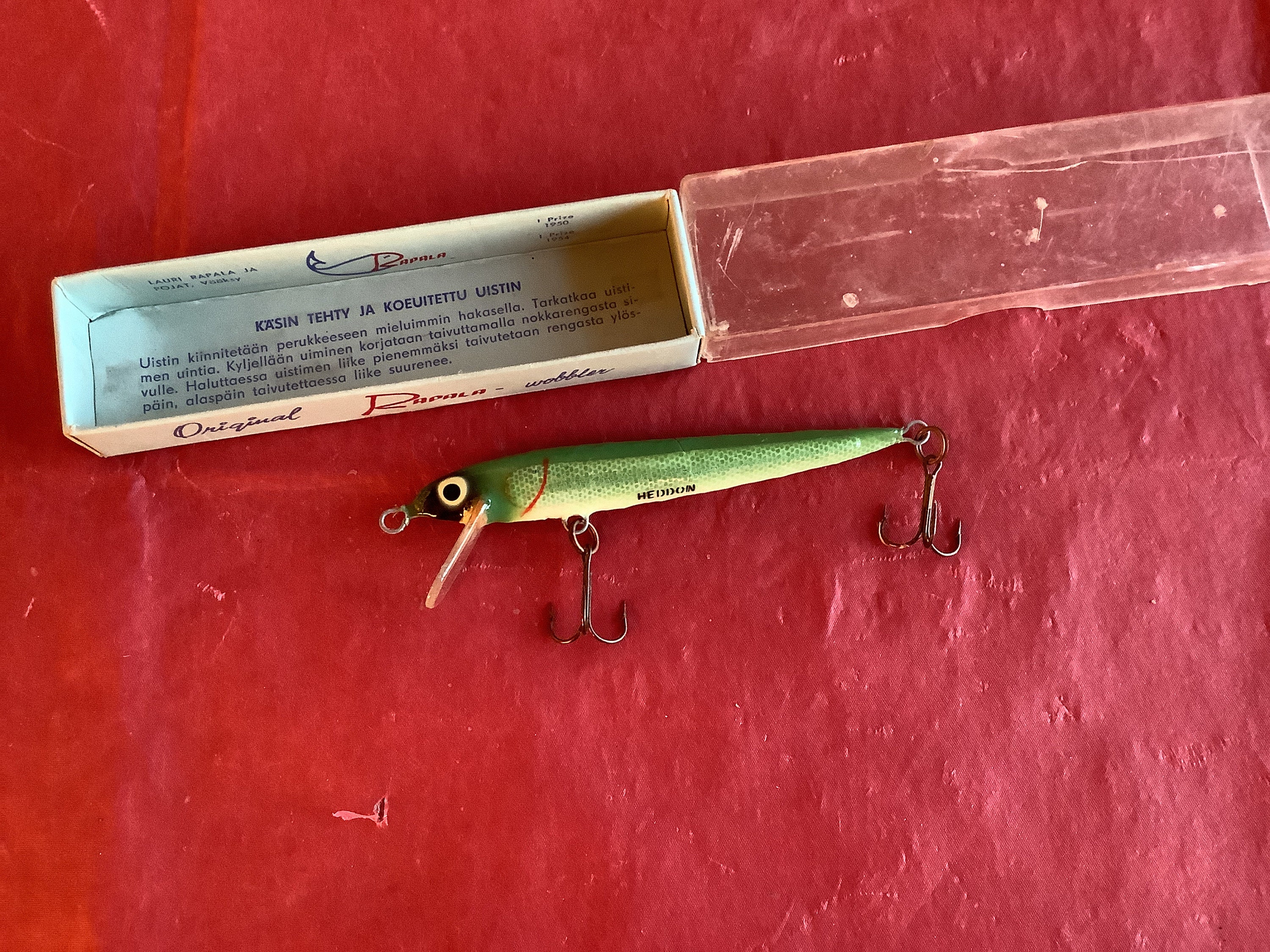 Original Rapala Wobbler Handmade and Test-floated Made in Finland