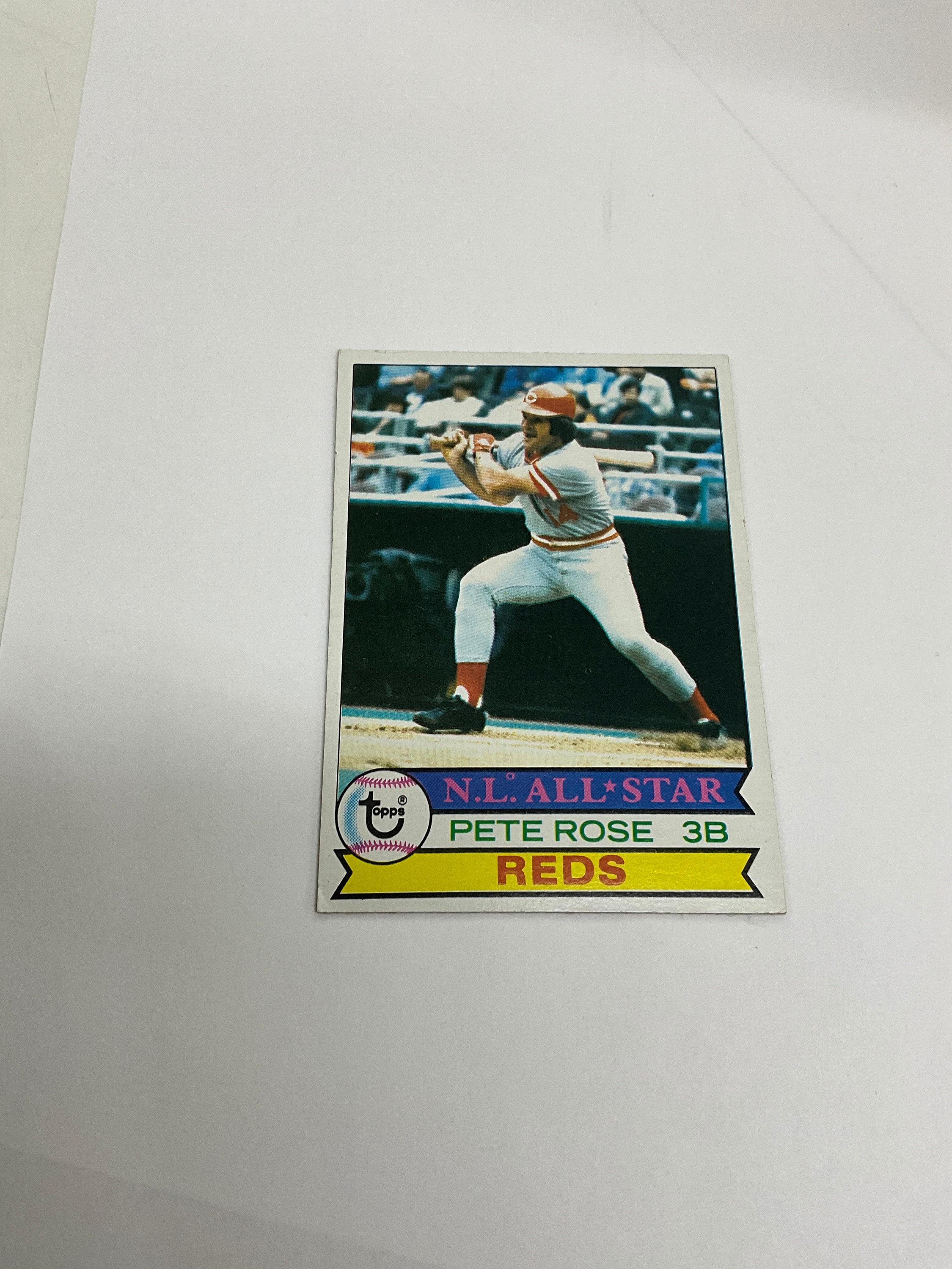 Original Vintage 1979 Topps Baseball Pete Rose, NL All Star