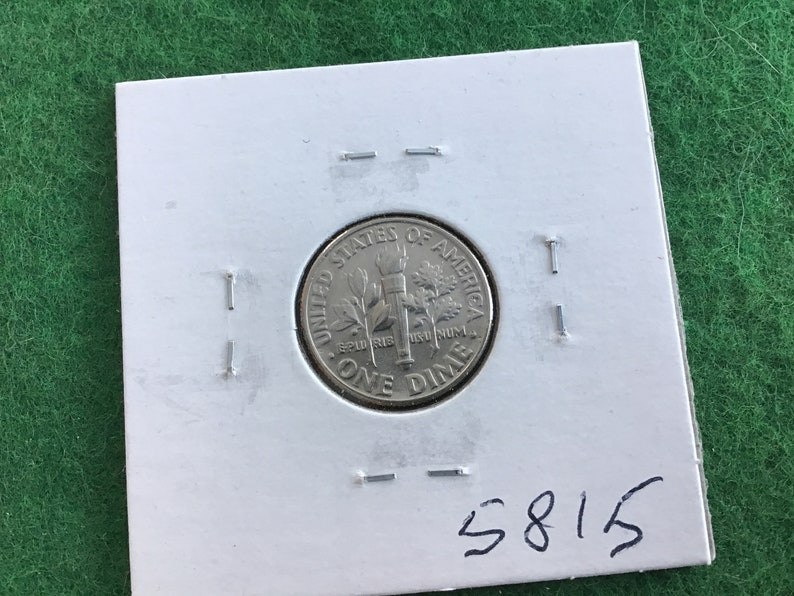 Dime 1986-P Coin No 5815 In a Protective 2x2