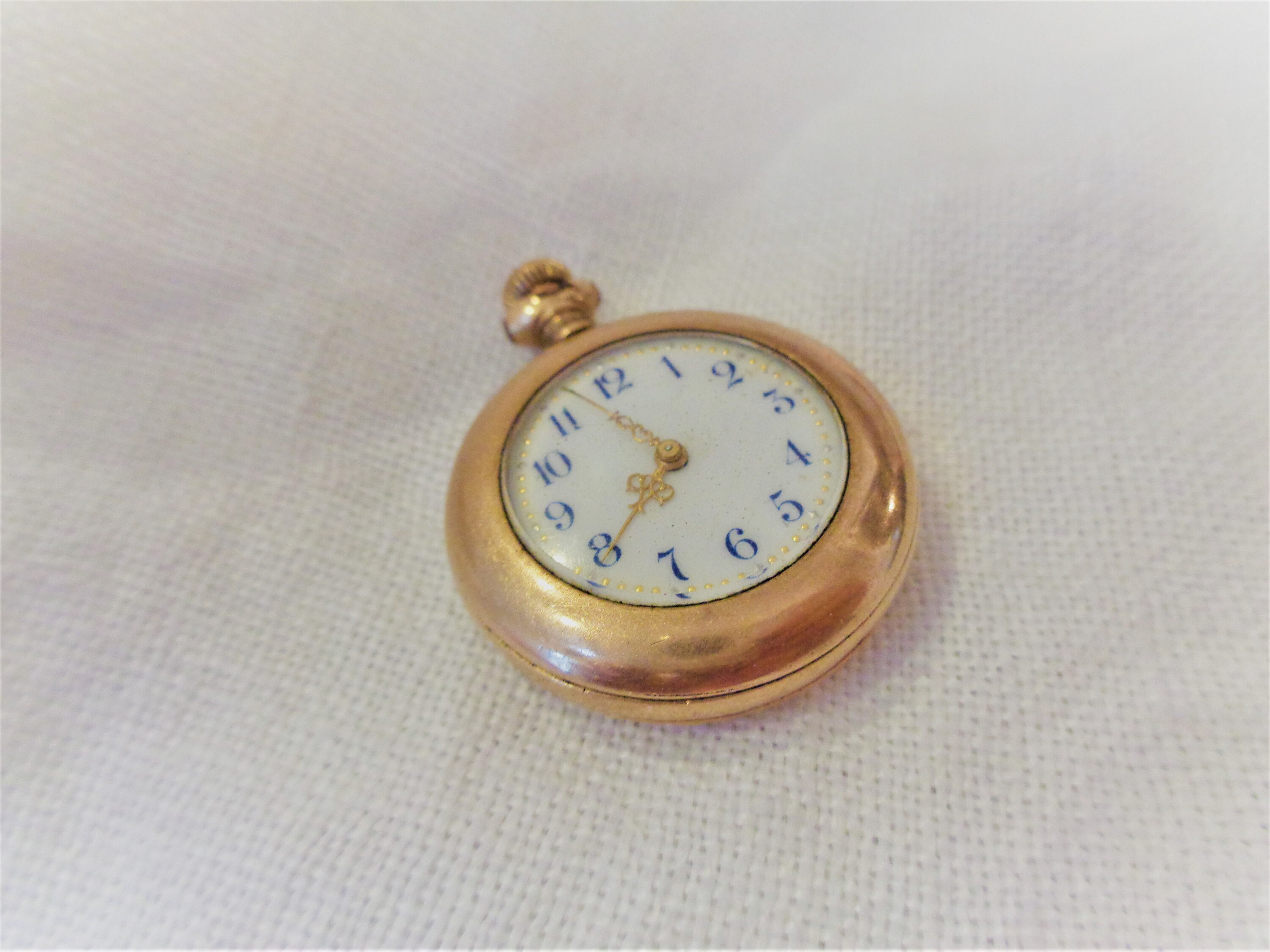 Imperial Ladies Vintage Pocket Watch Case by Wadsworth Star W.c.c. 10 1/2‎ Ligne Wadsworth Watch Case - Etsy main image 2
