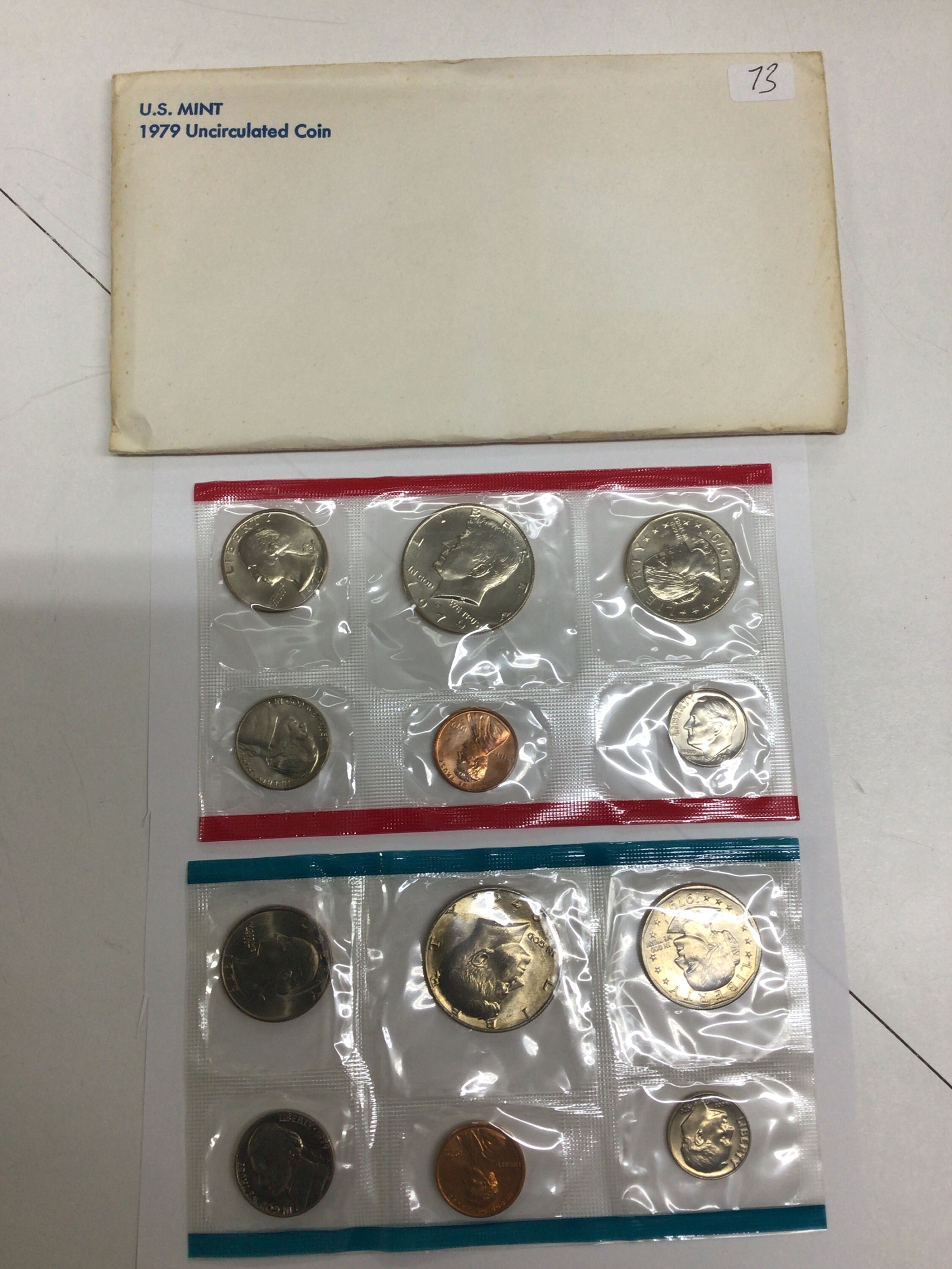 1979 Uncirculated Coin, US Mint, Susan B Anthony Dollar, Half Dollar,  Quarter, Nickel, Dime, Penny, Philadelphia and Denver Mints, No. 73 - Etsy