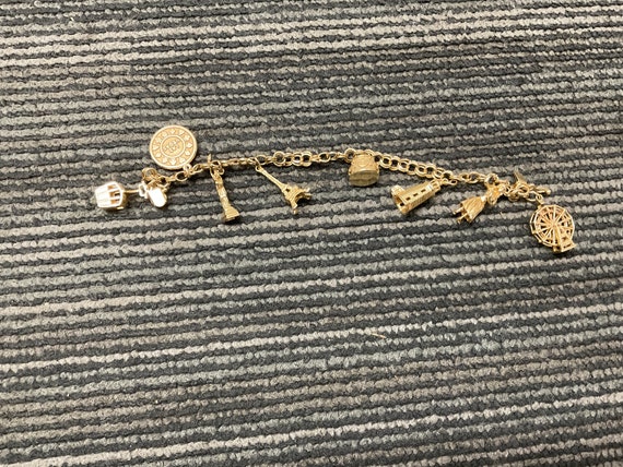 Estate 14K Gold Charm Bracelet