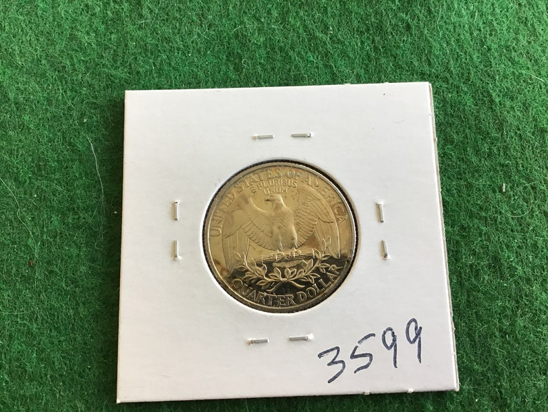 In a Protective 2x2 1996-S Quarter Coin No 3599