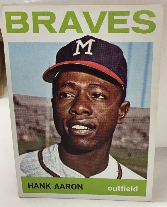 hank aaron braves hat
