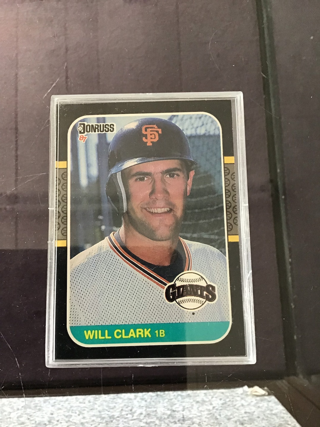 1987 Donruss Will Clark Baseball Card 66 Etsy