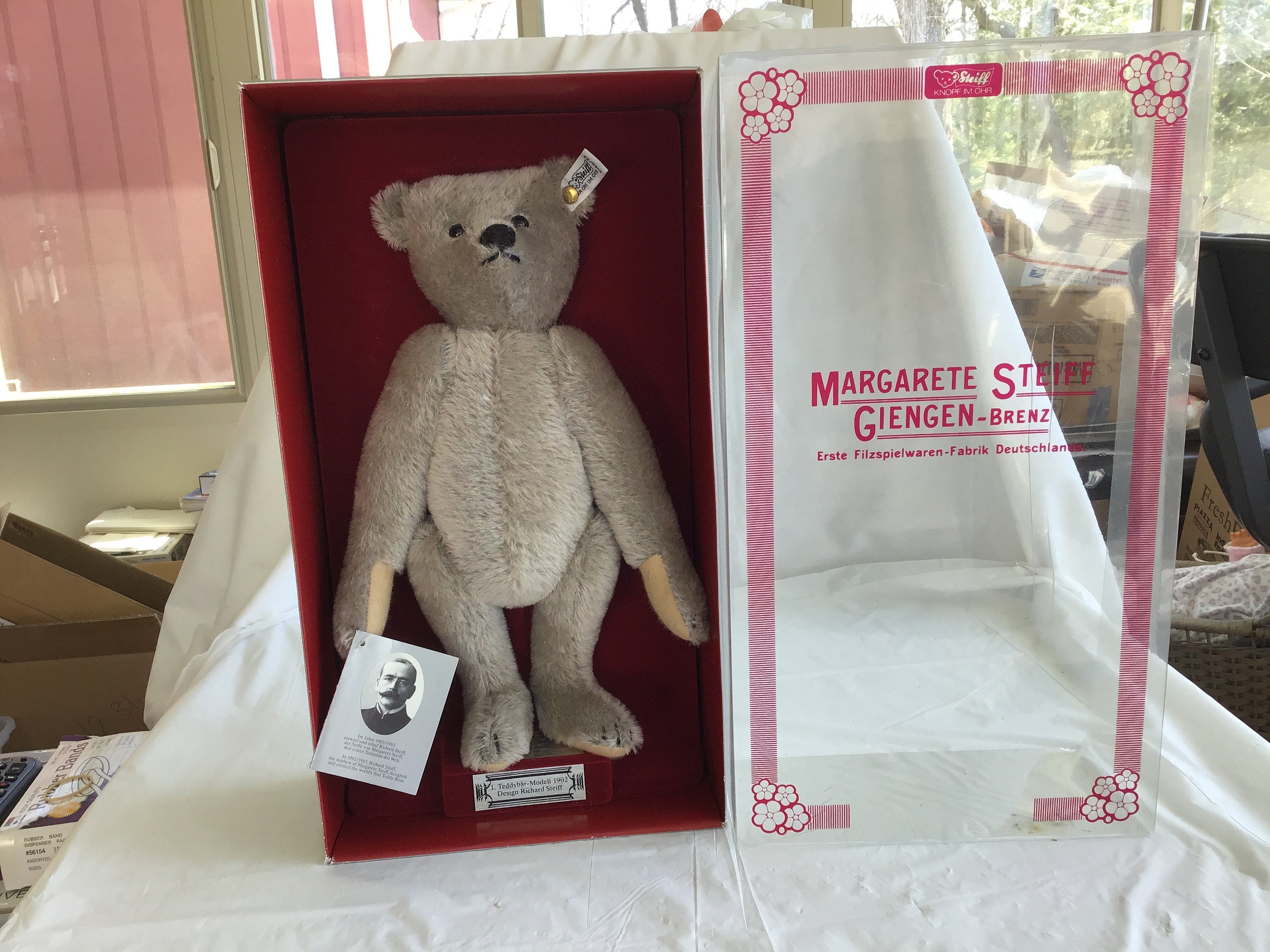 New In Original Box Margarete Steiff Giengen-Brent 12T Gray | Etsy