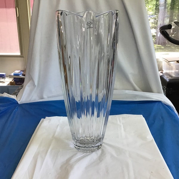Lenox Lead Crystal Vase Etsy