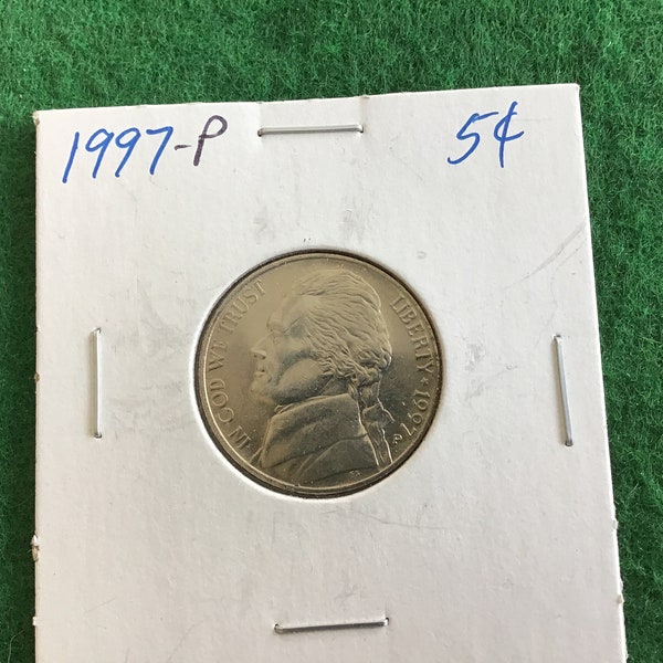 1997-P - Nickel - No 9234 - In a Protective 2x2