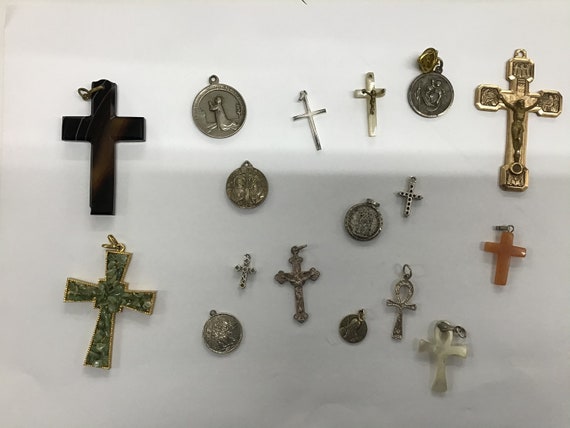 Vintage crosses and metals - image 2
