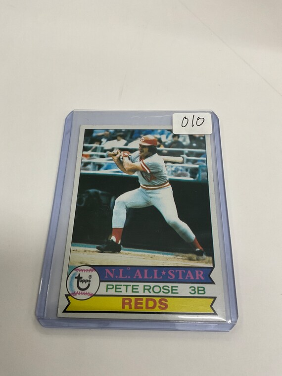 Original Vintage 1979 Topps Baseball Pete Rose, NL All Star