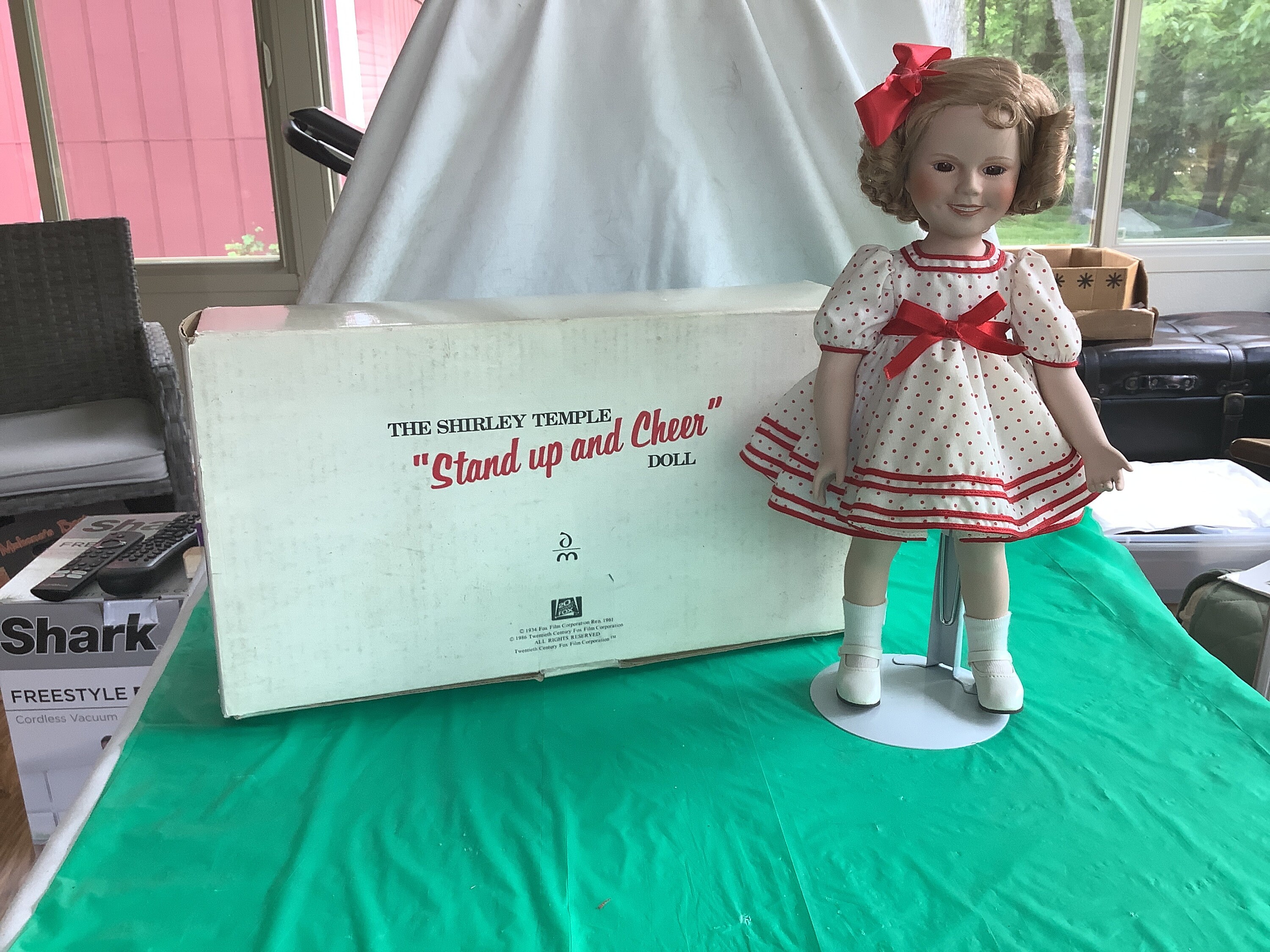 The Shirley Temple Fully Porcelain stand up and Cheer Doll - Etsy