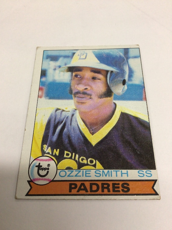 Vintage 1979 Topps Baseball Ozzie Smith Rookie Card, Card No. 116 