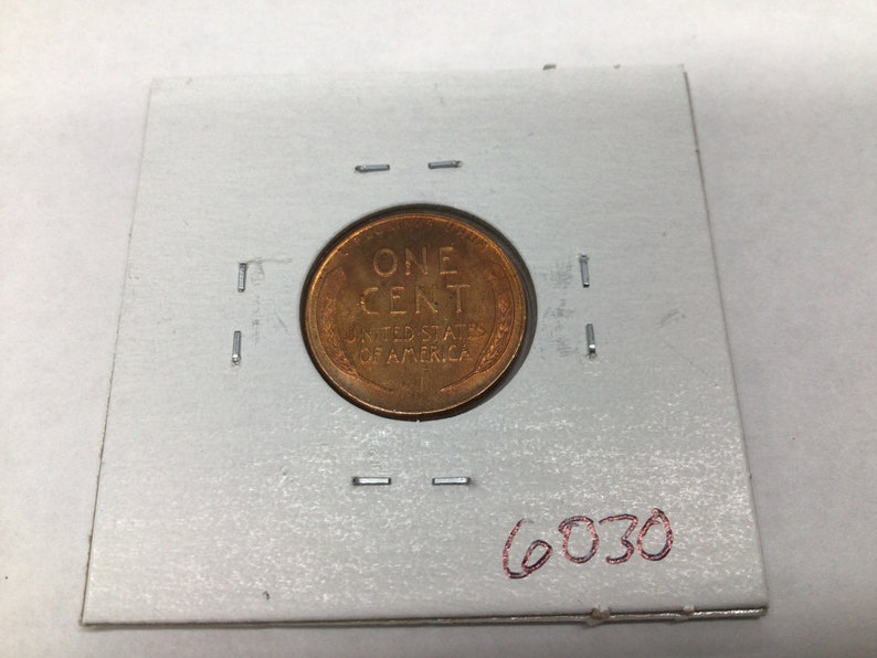 1958 Lincoln Cent coin no 6030