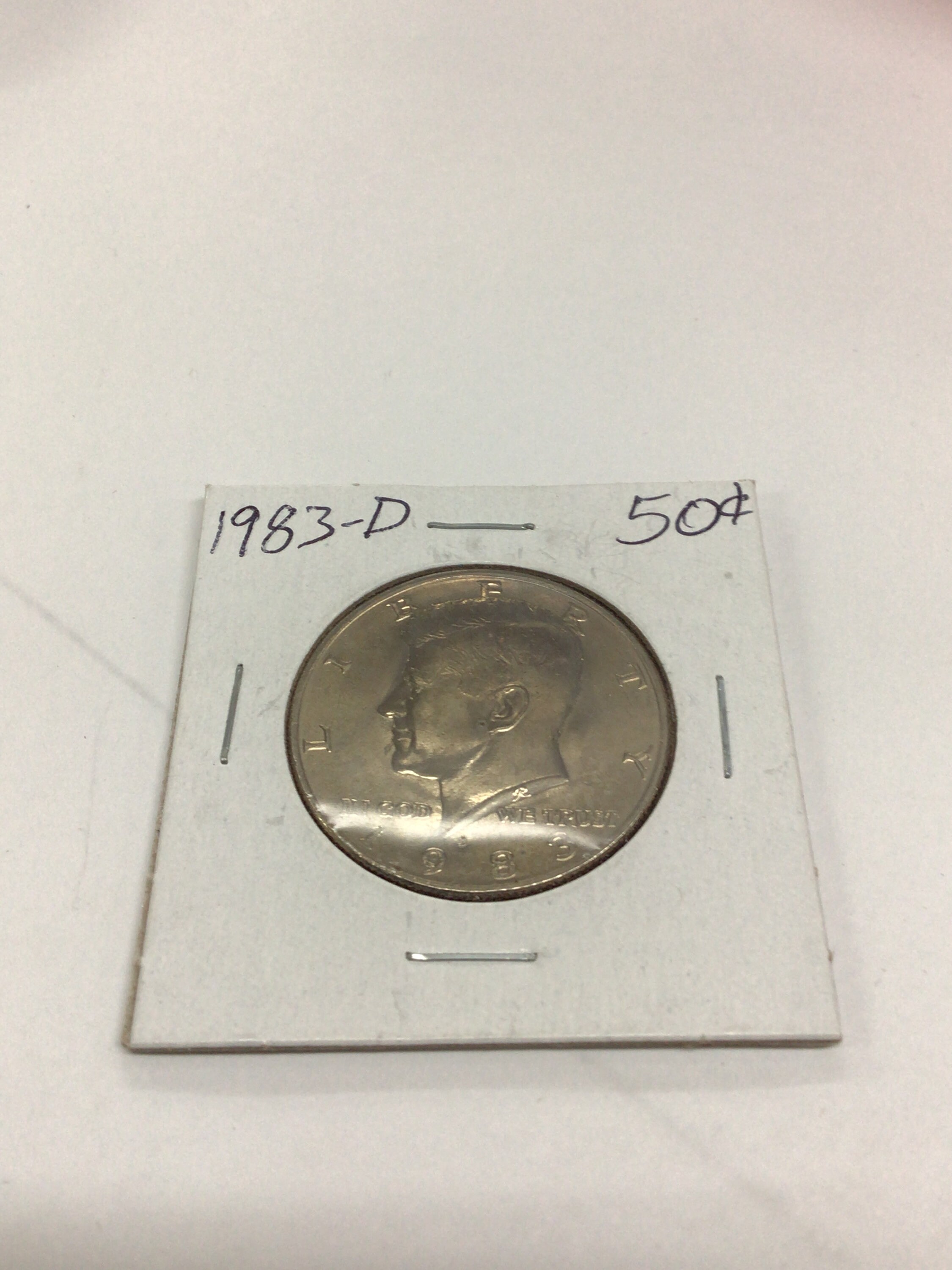 1983-D Kennedy Half Dollar Coin No. 13932 - Etsy