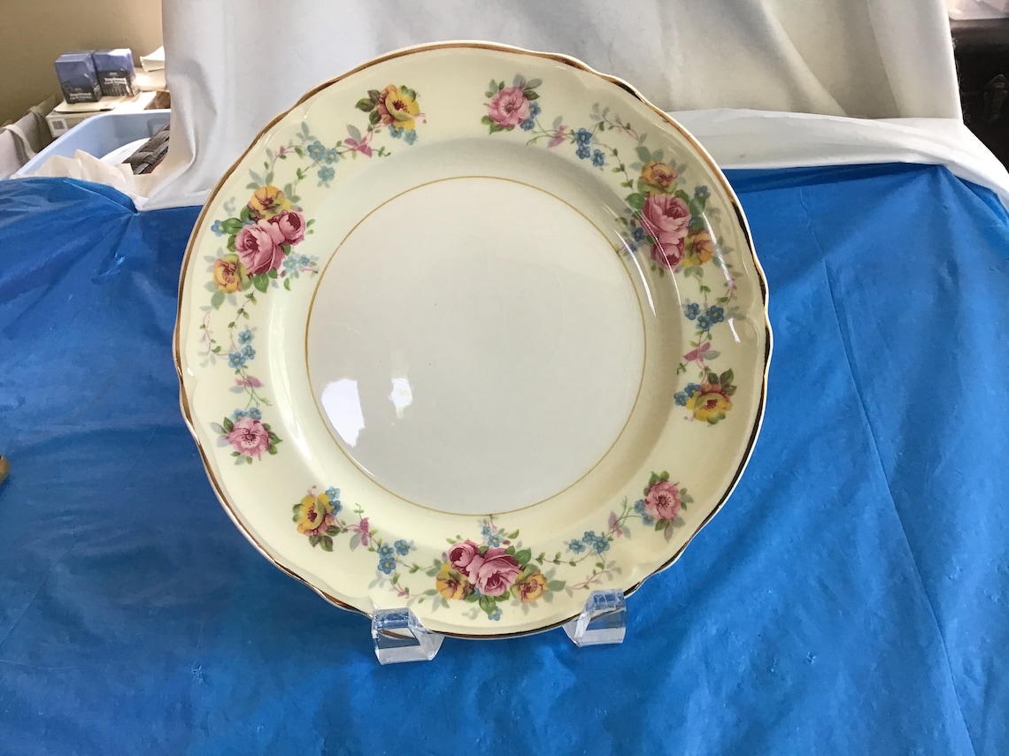 Edwin M. Knowles Semi Vitreous ChinaPink & Blue Etsy