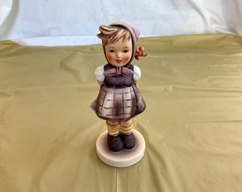 Goebel MJ Hummel 5.25”T Figurine - Which Hand? - No 258 - Made in W Germany - No Box