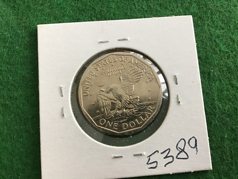 1981-P Susan B Anthony Dollar Coin No 5389 In a Protective 2x2