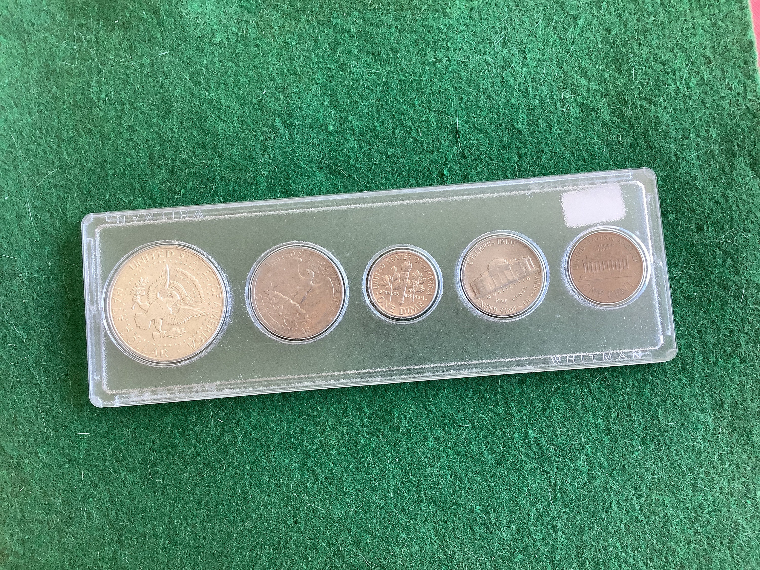 1967 - Birth Year Coin Set No 2 - Incl Kennedy Half, Quarter