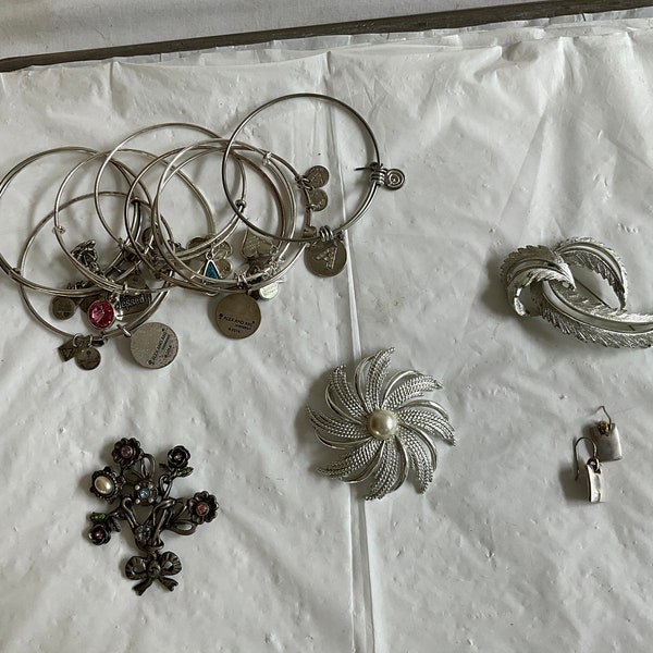 This Collection of Costume Jewelry is From Designers Liz Claiborne, Sarah Coventry, Robert Rose, Alex and Ani - Bag 1278