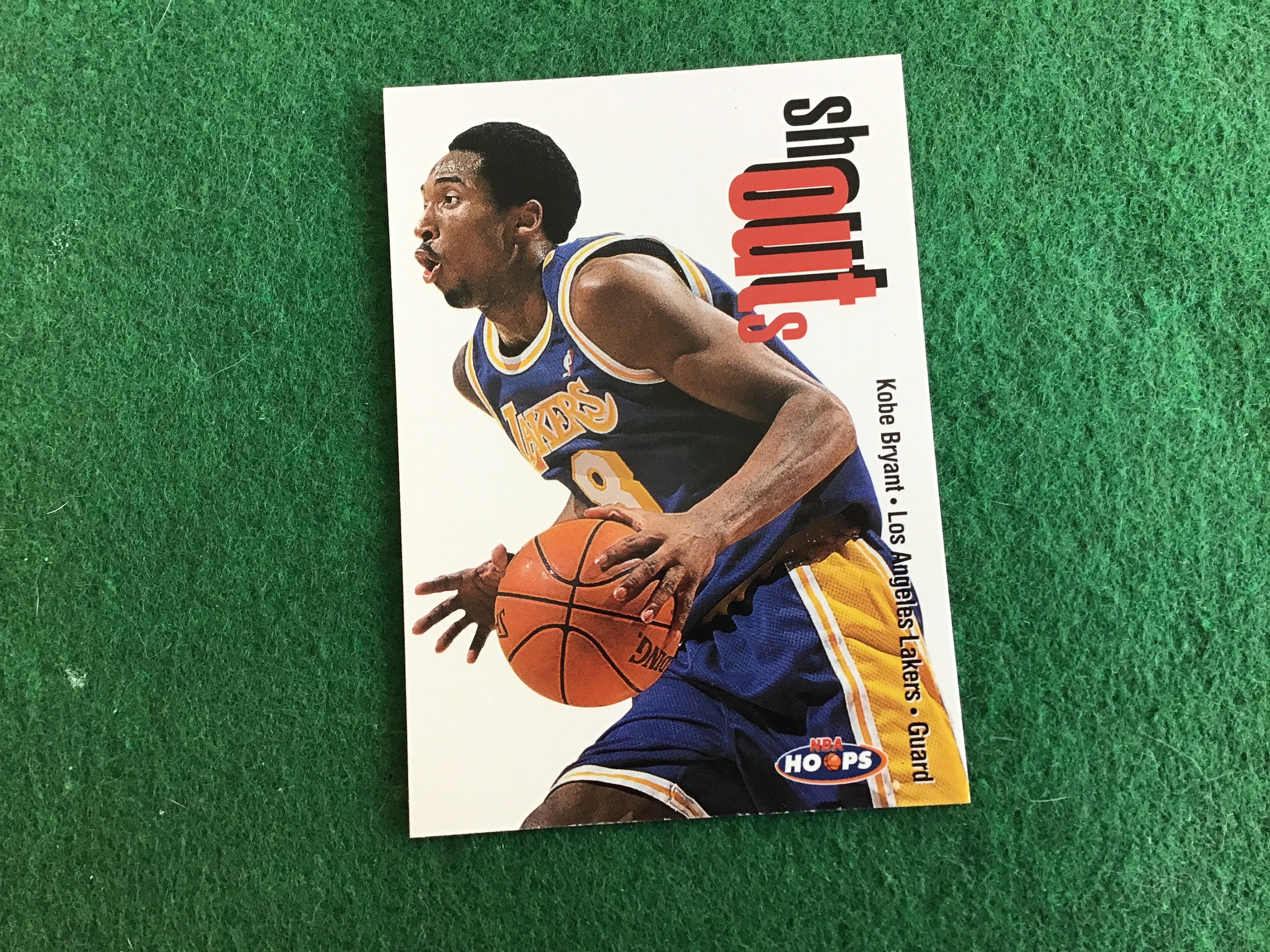 1998 NBA Hoops Shout Outs - Kobe Bryant (los Angeles Lakers-guard