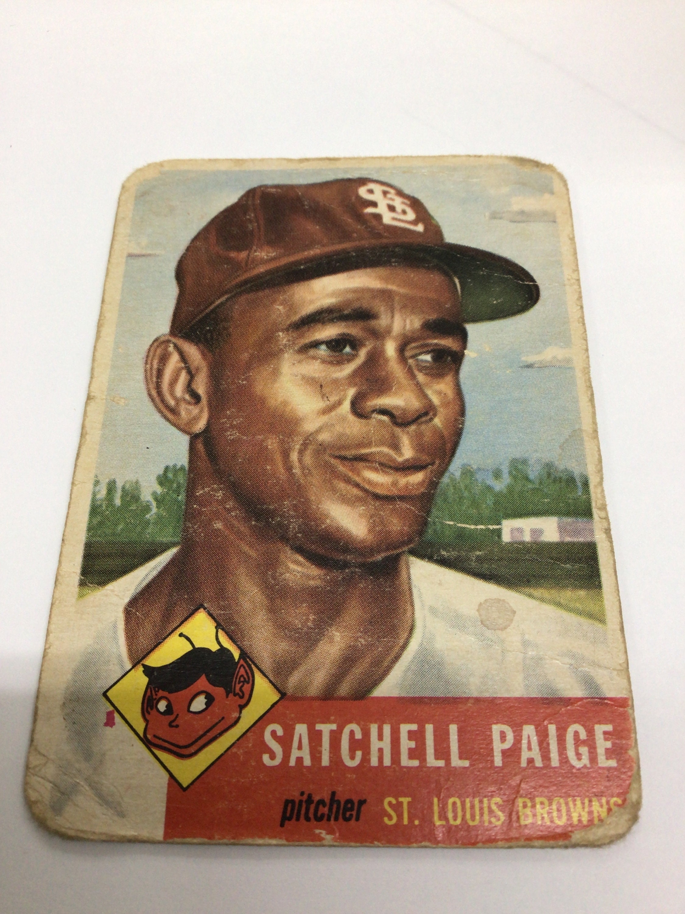 Satchel Paige St. Louis Browns Hall Of Famer 2022 Baseball Art Card
