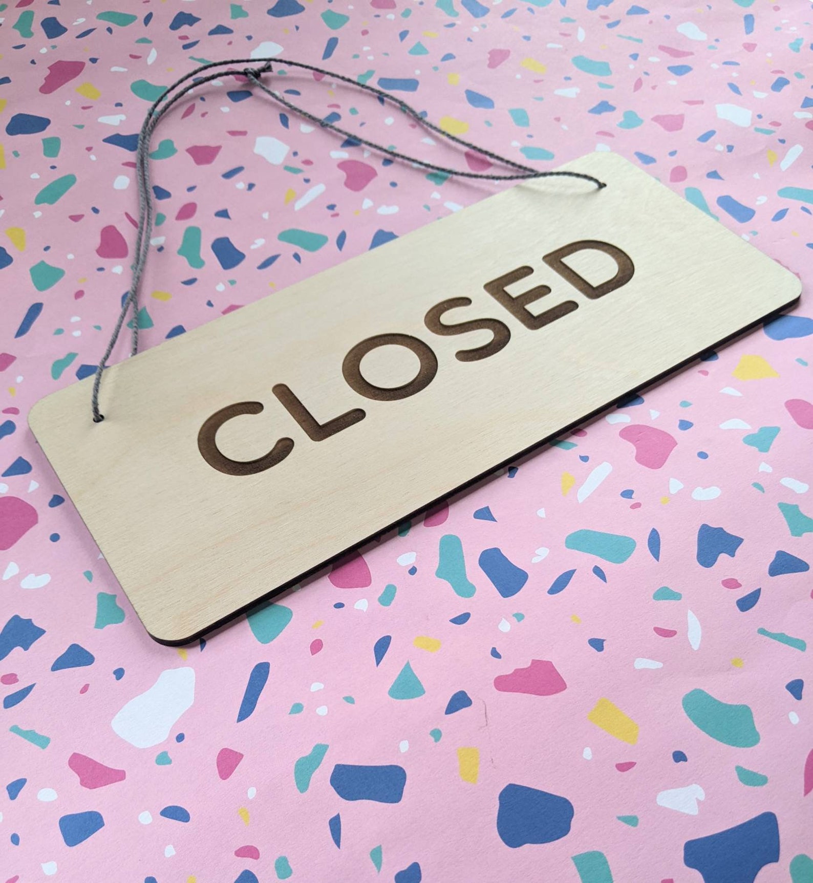 Customisable OPEN / CLOSED Door Sign / Custom Option / Wooden - Etsy UK