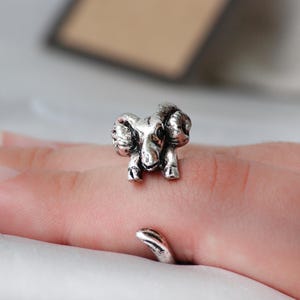 May include: A silver-coloured ring with a ram's head design. The ram has detailed horns and a textured surface. The ring is adjustable and sits on a finger, showcasing the jewellery's craftsmanship.