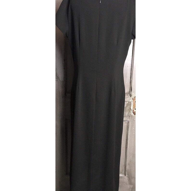 Vintage 90/'s Maxi-Dress in Black by Harold/'s