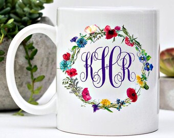 Easter Gift for Adult | Monogrammed Coffee Mug | Easter Coffee Mug | Spring Gift Boxed | Teacher Gifts | Mother's Day Gift Ideas