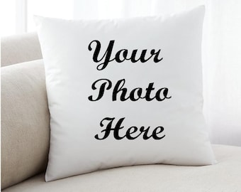 Personalized Throw Pillow Customized Using Your Own Image | 15x15 INCHES