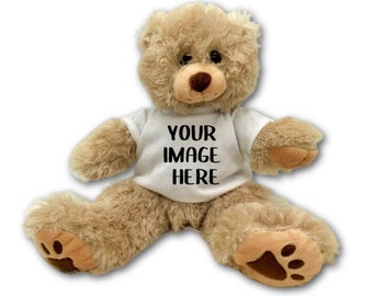 Camiseta personalizada de oso de peluche / Ropa de oso de peluche / Ropa de peluche / Camiseta de oso personalizada / Oso de peluche con foto