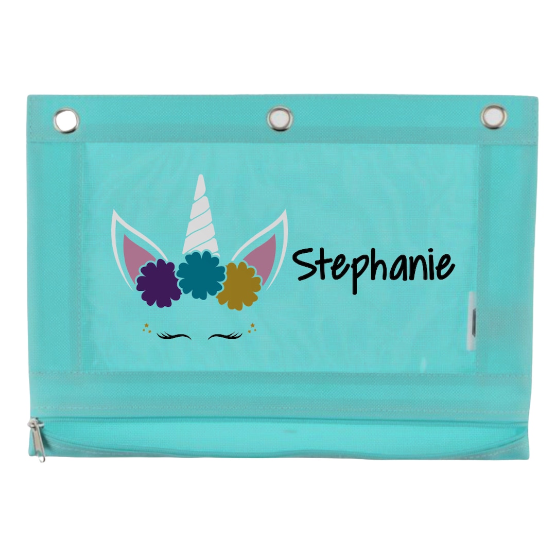 Personalized Unicorn School Supplies for Back to School Custom Pencil