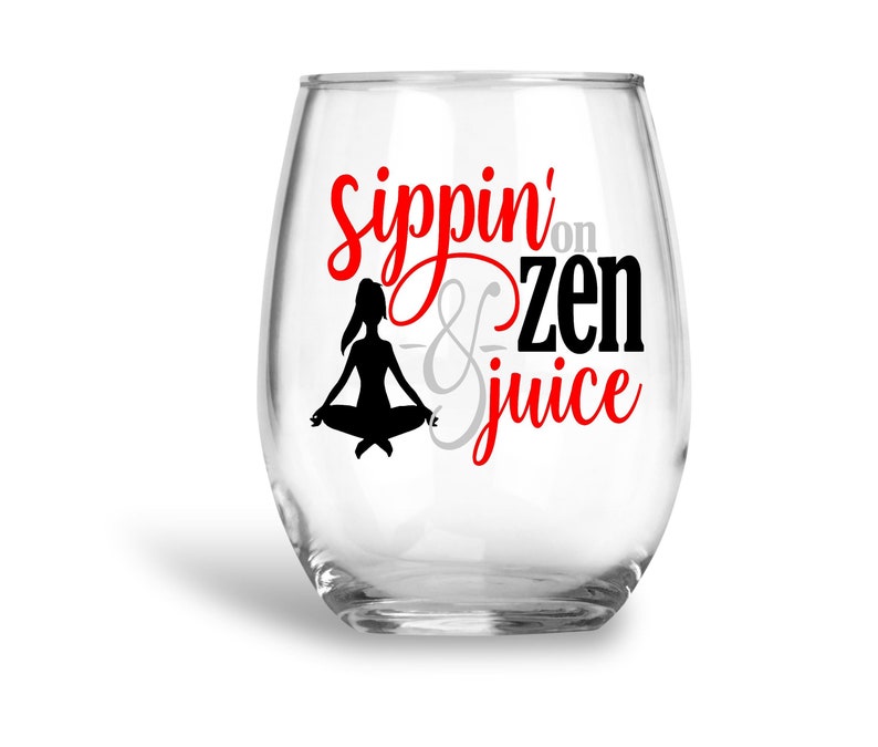Wine Glass Gift for Yoga Instructor Namaste Gift for Etsy