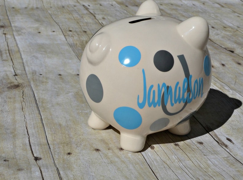 Personalized Piggy Bank / Personalized Bank / Baby Shower Gift Etsy