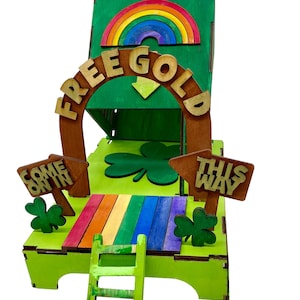 Fangen Sie einen Kobold, Koboldfalle Bastelset, St. Patricks Day Aktivitäten für Kinder, Bastelset für Kinder, Spring Break Aktivitäten