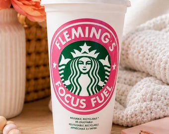 Personalized Starbucks Cup with Name, Personalized Tumbler, Custom Coffee Cup, Reusable Hot Cup, Custom Travel Mug, Teacher Gift