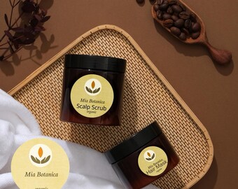 Organic Hair Care Gift Set, Pro B-5 Scalp Mask & Scrub