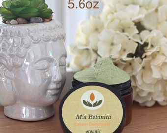 Mia Cream Deodorant, organic, clean ingredients for long lasting freshness and dryness without toxic chemicals x-large size!