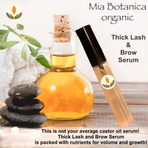 Thick Lash and Brow Serum, powerful herbal complex, dense in necessary nutrients,  maximum hydration and thickness, no harmfuls