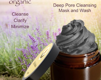 Activated Charcoal Face Mask & Wash, Oats and Herbal Extracts to purify the pores and clarify the complexion!