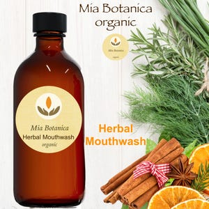 Herbal Mouthwash with Hydroxyapatite and Probiotics - a clean mouth the holistic way! Safe and healthy, No alcohol or burning