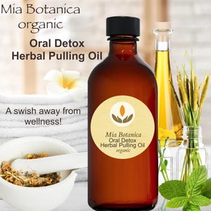 Oral Detox Herbal Pulling Oil - Oral health at its finest! Gums, Teeth, Breath and more! Overall health starts in the mouth! All Organic