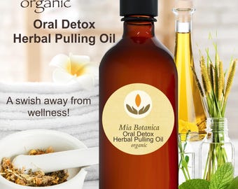 Oral Detox Herbal Pulling Oil - Oral health at its finest! Gums, Teeth, Breath and more! Overall health starts in the mouth! All Organic